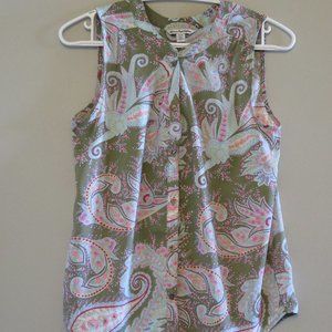 American Eagle Groovy Button-Up Tank - Size XS